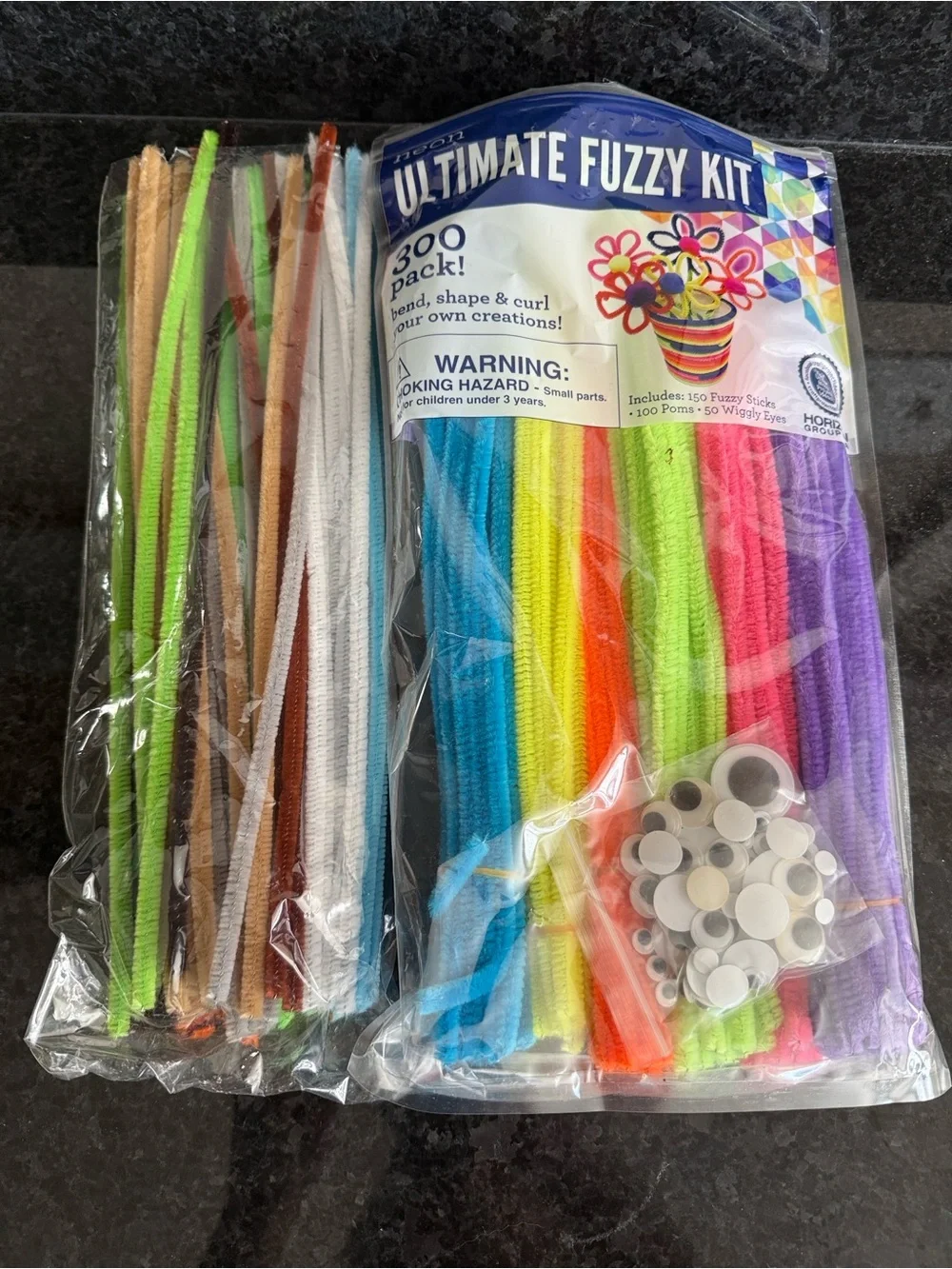 Assorted Bright Colors Pipe Cleaners - Home Party Craft Supplies